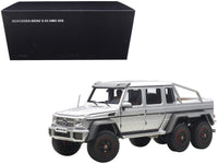 Mercedes G63 AMG 6X6 Silver 1/18 Model Car by Autoart image 2