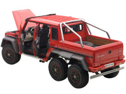 Mercedes G63 AMG 6X6 Red 1/18 Model Car by Autoart image 2