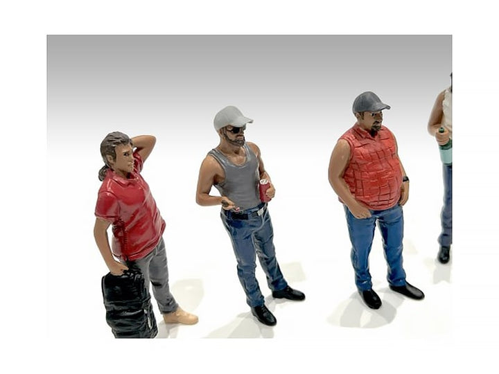 "Campers" 5 piece Figure Set for 1/18 Scale Models by American Diorama image 2