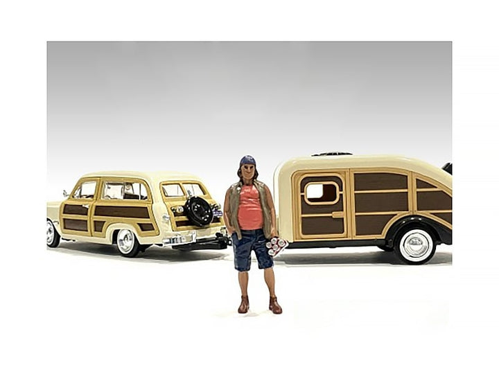 "Campers" Figure 2 for 1/18 Scale Models by American Diorama image 2
