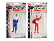 "Racing Legends" 90's Figures A and B Set of 2 for 1/18 Scale Models by American Diorama image 4