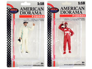 "Racing Legends" 2000's Figures A and B Set of 2 for 1/18 Scale Models by American Diorama image 4