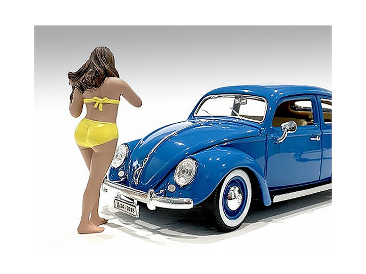 Beach Girl Amy Figurine for 1/24 Scale Models by American Diorama image 2