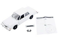 1986 Dodge Diplomat Police Car Unmarked White "Custom Builder's Kit" Series 1/24 Diecast Model Car by Motormax image 2