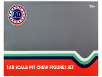 Formula One F1 Pit Crew 7 Figure Set Team Black Release III for 1/18 Scale Models by American Diorama image 4