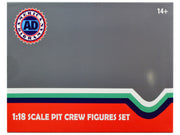 Formula One F1 Pit Crew 7 Figure Set Team Blue Release III for 1/18 Scale Models by American Diorama image 4