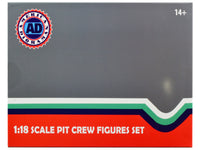 Formula One F1 Pit Crew 7 Figure Set Team Blue Release III for 1/18 Scale Models by American Diorama image 4