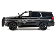 2025 Chevrolet Tahoe PPV "General Motors Police" Black "Custom Builder's Kit - Law Enforcement and Public Service" Series 1/24 Diecast Model Car by Motormax image 2