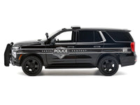 2025 Chevrolet Tahoe PPV "General Motors Police" Black "Custom Builder's Kit - Law Enforcement and Public Service" Series 1/24 Diecast Model Car by Motormax image 2