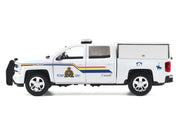 2017 Chevrolet Silverado 1500 LT Z71 Crew Cab Pickup Truck with Camper Box "Royal Canadian Mounted Police" White "Law Enforcement and Public Service" Series 1/24-1/27 Diecast Model Car by Motormax image 2