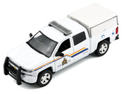 2017 Chevrolet Silverado 1500 LT Z71 Crew Cab Pickup Truck with Camper Box "Royal Canadian Mounted Police" White "Law Enforcement and Public Service" Series 1/24-1/27 Diecast Model Car by Motormax image 3
