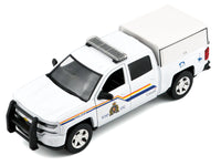 2017 Chevrolet Silverado 1500 LT Z71 Crew Cab Pickup Truck with Camper Box "Royal Canadian Mounted Police" White "Law Enforcement and Public Service" Series 1/24-1/27 Diecast Model Car by Motormax image 3