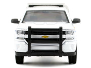 2017 Chevrolet Silverado 1500 LT Z71 Crew Cab Pickup Truck with Camper Box "Royal Canadian Mounted Police" White "Law Enforcement and Public Service" Series 1/24-1/27 Diecast Model Car by Motormax image 4