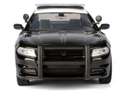 2023 Dodge Charger Pursuit Police Car "California Highway Patrol" Black and White "Law Enforcement and Public Service" Series 1/24 Diecast Model Car by Motormax image 4
