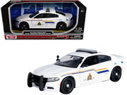 2023 Dodge Charger Pursuit Police Car "RCMP (Royal Canadian Mounted Police)" White "Law Enforcement and Public Service" Series 1/24 Diecast Model Car by Motormax image 5