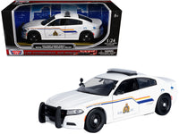 2023 Dodge Charger Pursuit Police Car "RCMP (Royal Canadian Mounted Police)" White "Law Enforcement and Public Service" Series 1/24 Diecast Model Car by Motormax image 5