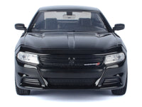 2023 Dodge Charger Pursuit Police Car Black "Custom Builder's Kit - Law Enforcement and Public Service" Series 1/24 Diecast Model Car by Motormax image 5