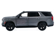 2025 Chevrolet Tahoe PPV Dark Gray Metallic "Custom Builder's Kit - Law Enforcement and Public Service" 1/24 Diecast Model Car by Motormax image 3