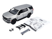 2025 Chevrolet Tahoe PPV Silver Metallic "Custom Builder's Kit - Law Enforcement and Public Service" Series 1/24 Diecast Model Car by Motormax image 2