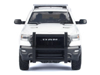 2019 RAM 1500 Laramie Crew Cab Pickup Truck with Truck Bed Camper White "Custom Builder's Kit" Series 1/24-1/27 Diecast Model Car by Motormax image 3