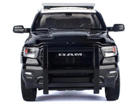 2019 RAM 1500 Laramine Crew Cab Pickup Truck "California Highway Patrol" Black and White with Truck Bed Camper "Law Enforcement and Public Service" Series 1/24-1/27 Diecast Model Car by Motormax image 2