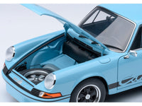 AUTOart Porsche 911 Carrera 2.7 RS Gulf Blue black stripes wheels 1:18 78032, product image 3