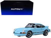 AUTOart Porsche 911 Carrera 2.7 RS Gulf Blue black stripes wheels 1:18 78032, product image 5