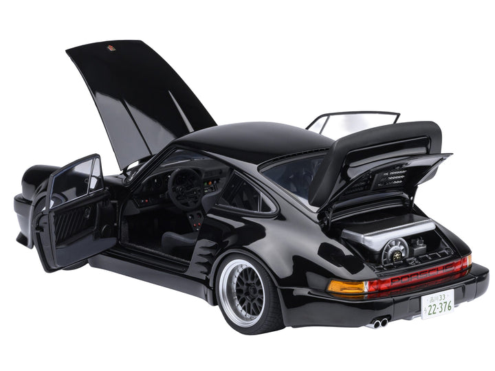 Porsche 911 (930) Turbo "Blackbird" Black "Wangan Midnight - Comic #1 Version" Manga 1/18 Model Car by Autoart image 2