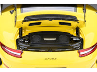 Porsche 911 (991.2) GT3 RS Weissach Racing Yellow with Carbon Hood and Top 1/18 Model Car by Autoart image 5