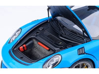 Porsche 911 (991.2) GT3 RS Riviera Blue 1/18 Model Car by Autoart image 3