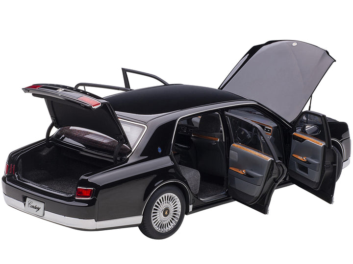Toyota Century RHD (Right Hand Drive) Black 1/18 Model Car by Autoart image 2