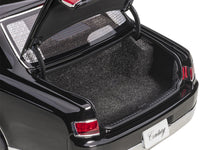 Toyota Century with Curtains RHD (Right Hand Drive) Black Special Edition 1/18 Model Car by Autoart image 4