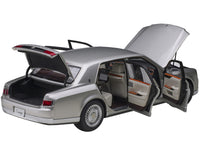 Toyota Century with Curtains RHD (Right Hand Drive) Silver Special Edition 1/18 Model Car by Autoart image 4