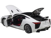 Lexus LFA Whitest White with Carbon Top 1/18 Model Car by Autoart image 2