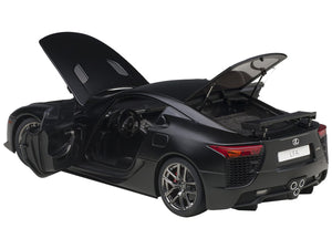 Lexus LFA Matt Black 1/18 Model Car by Autoart image 2