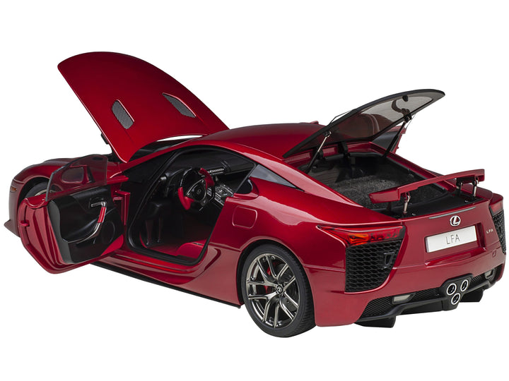 Lexus LFA Pearl Red Metallic 1/18 Model Car by Autoart image 2