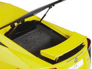 Lexus LFA Pearl Yellow with Red and Black Interior 1/18 Model Car by Autoart image 2
