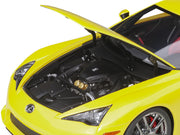 Lexus LFA Pearl Yellow with Red and Black Interior 1/18 Model Car by Autoart image 4