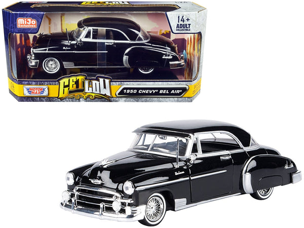 Motormax 1950 Chevrolet Bel Air lowrider black Get Low 1:24 79026BK, product image 1
