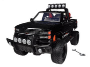 1992 Chevrolet 454 SS Pickup Truck Off Road Black 1/24 Diecast Model by Motormax image 3
