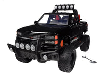1992 Chevrolet 454 SS Pickup Truck Off Road Black 1/24 Diecast Model by Motormax image 3
