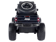 2021 Jeep Gladiator Rubicon Off-Road Pickup Truck Black with Matt Black Top "Off Road" Series 1/24-1/27 Diecast Model Car by Motormax image 5