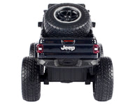 Motormax 2021 Jeep Gladiator Rubicon off road pickup black matte black top 79145BK, product image 5