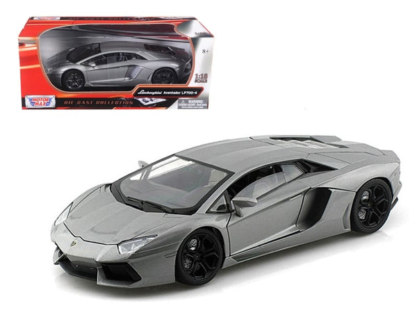 Motormax Lamborghini Aventador LP700-4 gray metallic 1:18 79154GRY, product image 1