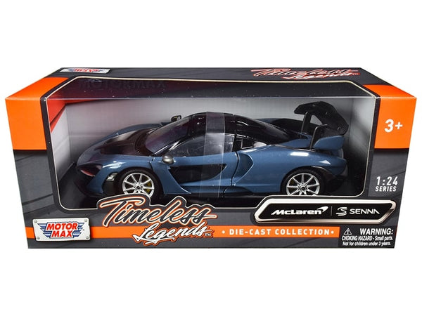 Motormax McLaren Senna gray metallic black Timeless Legends 1:24 79355GRY, product image 1