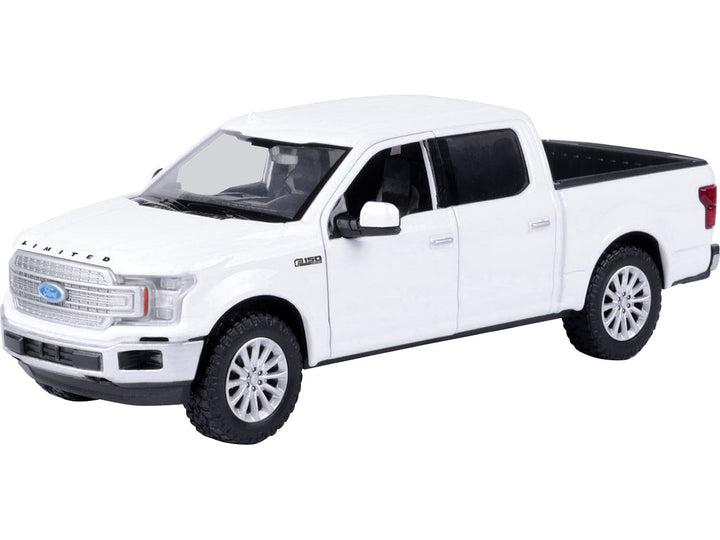 2019 Ford F-150 Limited Crew Cab Pickup Truck White 1/24-1/27 Diecast Model Car by Motormax image 2