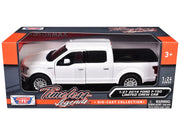 2019 Ford F-150 Limited Crew Cab Pickup Truck White 1/24-1/27 Diecast Model Car by Motormax image 3