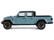 2021 Jeep Gladiator Rubicon (Closed Top) Pickup Truck Blue with Black Top 1/24-1/27 Diecast Model Car by Motormax image 2