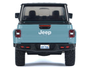 2021 Jeep Gladiator Rubicon (Closed Top) Pickup Truck Blue with Black Top 1/24-1/27 Diecast Model Car by Motormax image 4