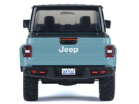 2021 Jeep Gladiator Rubicon (Closed Top) Pickup Truck Blue with Black Top 1/24-1/27 Diecast Model Car by Motormax image 4